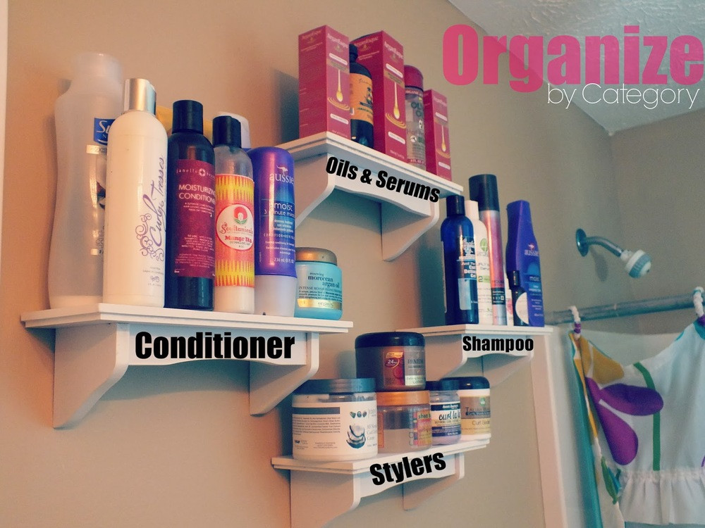 DIY Hair Product Organizer
 Hair Products Storage Ideas for Product Junkies — Natural