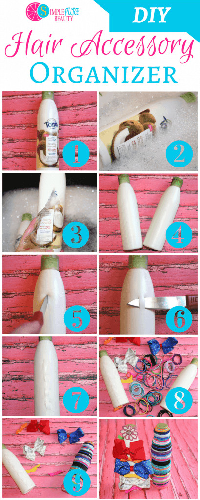 DIY Hair Product Organizer
 How to Make a Hair Accessory Organizer Using Recycled
