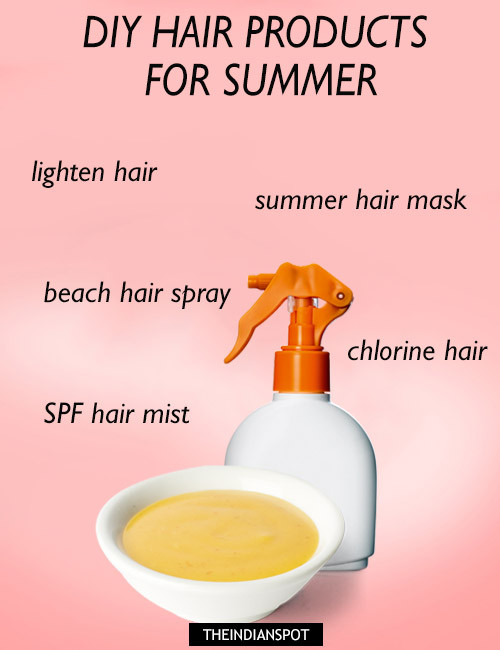 DIY Hair Products
 DIY NATURAL HAIR PRODUCTS FOR SUMMER