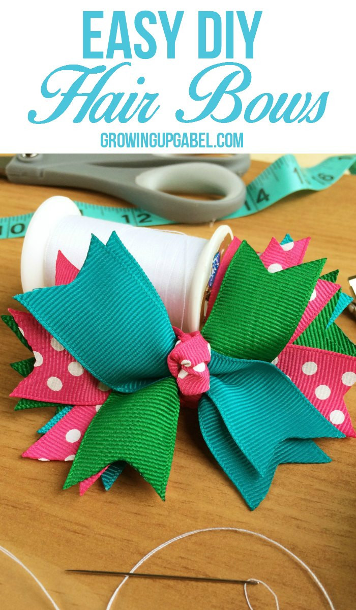 DIY Hair Ribbons
 25 Adorable hair bows moms can DIY DIY hair bows and hair