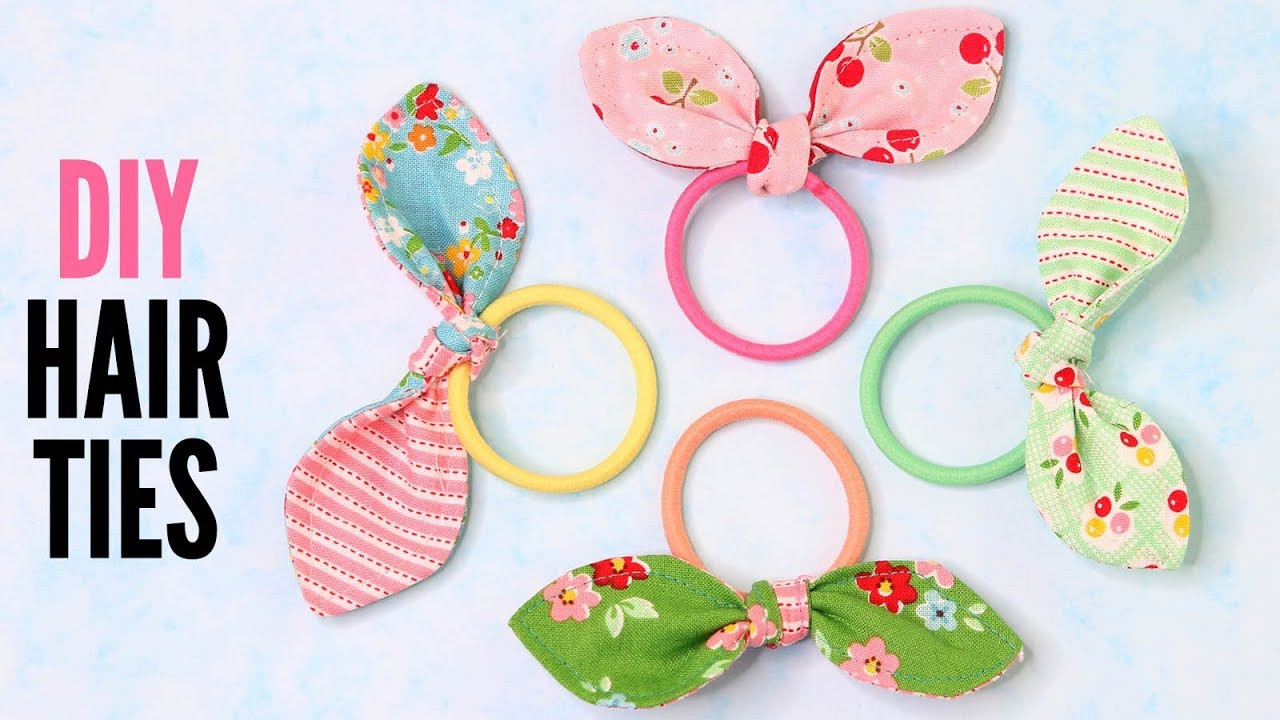 DIY Hair Tie
 DIY Hair Tie Quick and Easy with Free Pattern