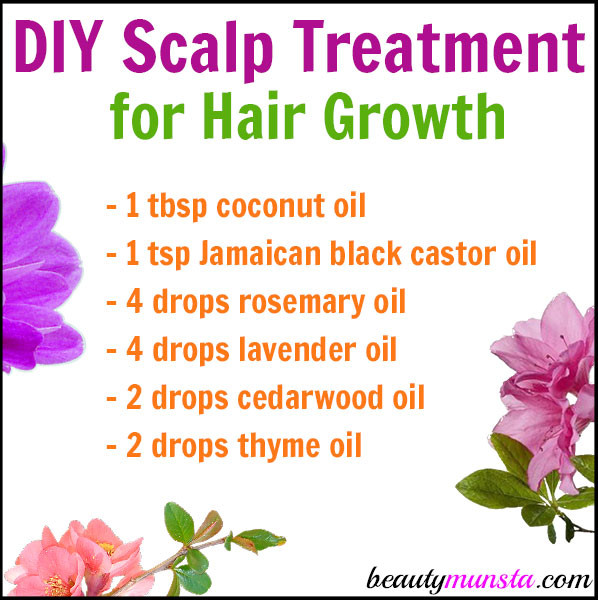 DIY Hair Treatments For Growth
 DIY Scalp Treatment for Hair Growth beautymunsta free