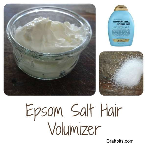 DIY Hair Volumizer
 Epsom Salt Hair Volumizer — craftbits