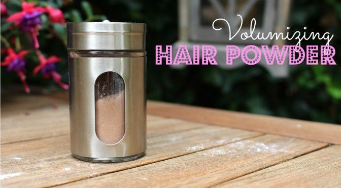 DIY Hair Volumizer
 DIY Volumizing Hair Powder All Natural in 2019