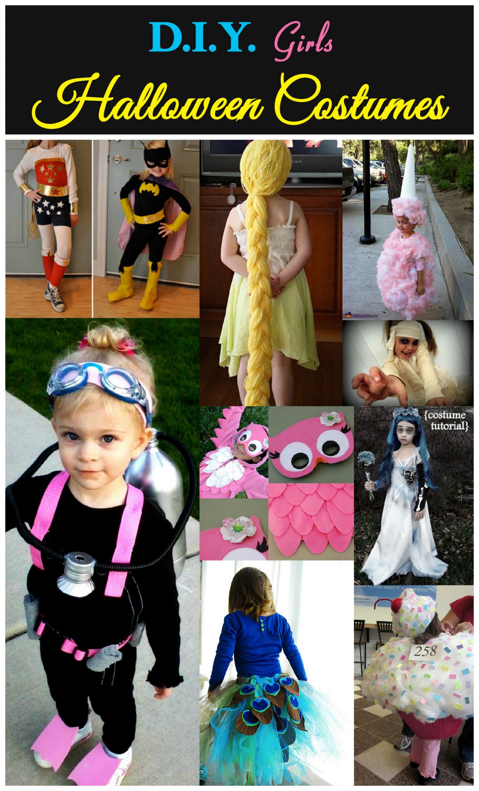 DIY Halloween Costumes For Girls
 D I Y Girls Halloween Costumes