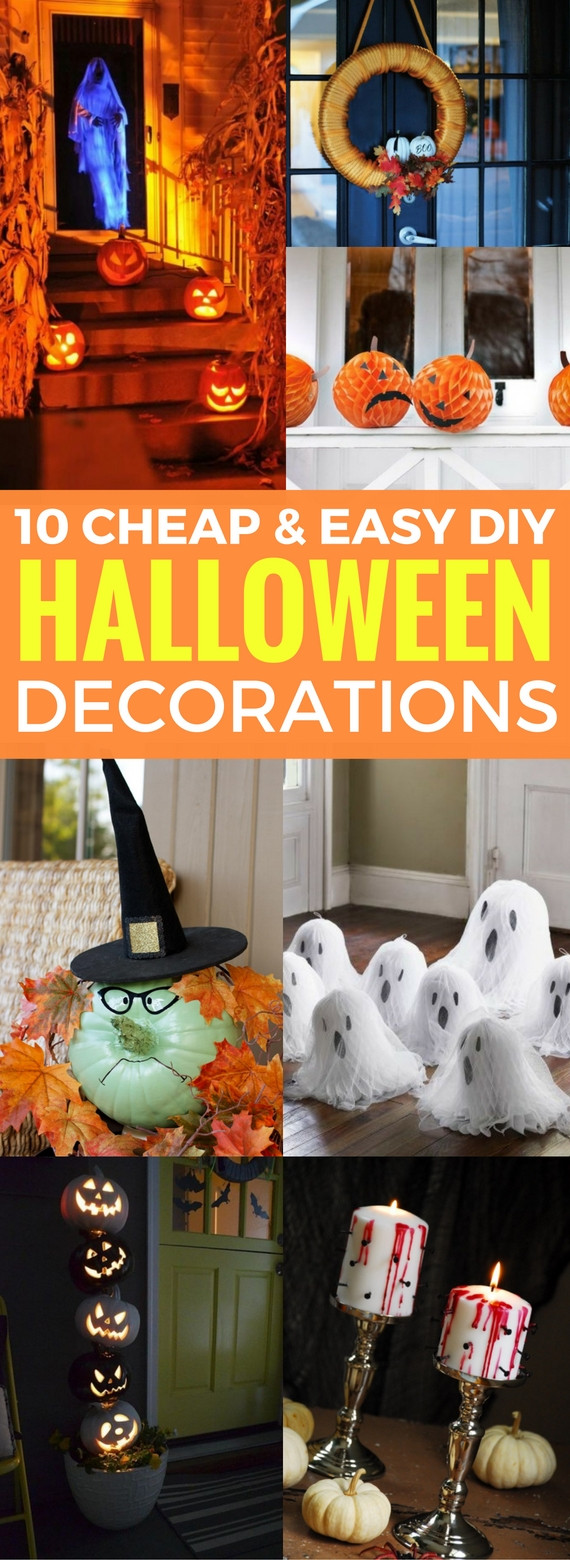DIY Halloween Decorations Indoor
 10 Cheap And Easy DIY Halloween Decorations Craftsonfire