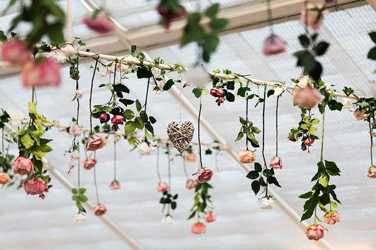 DIY Hanging Decorations
 Pretty Floral Wonderland DIY Wedding