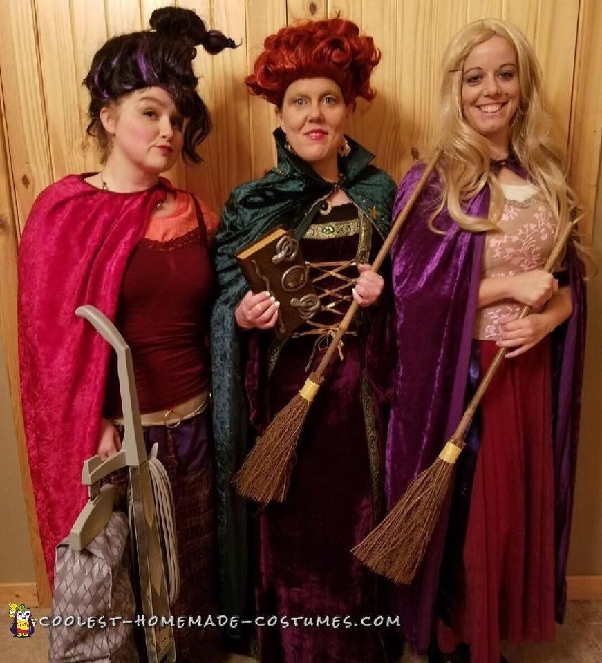 DIY Hocus Pocus Costumes
 DIY Cute Group Costume Idea The Sanderson Sisters