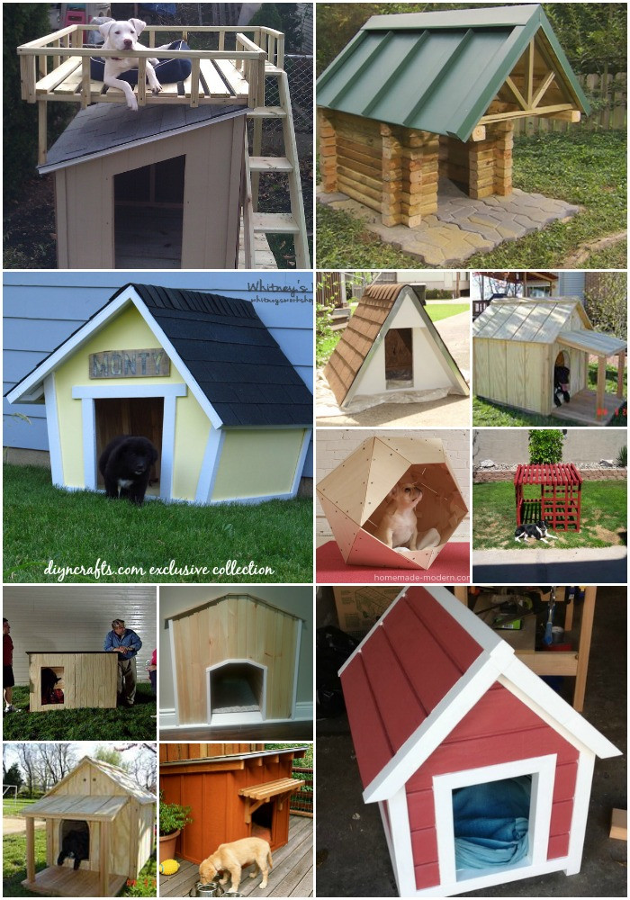 DIY Home Plans
 15 Brilliant DIY Dog Houses With Free Plans For Your Furry