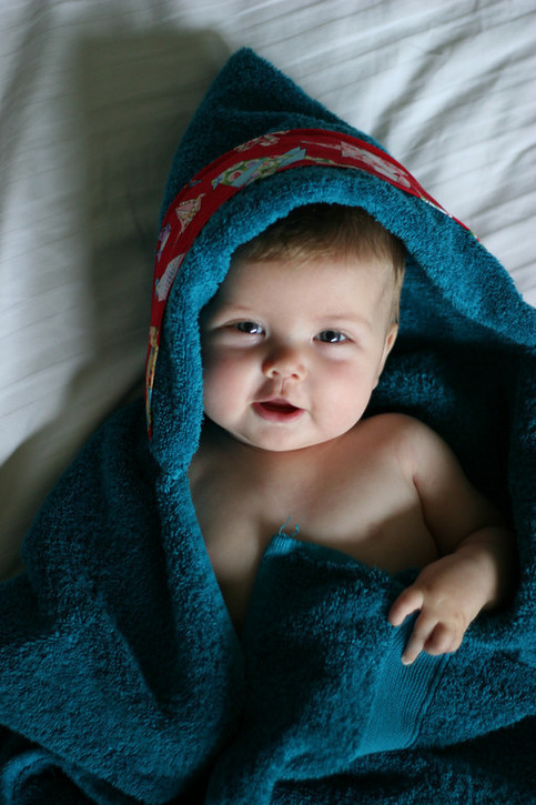 Diy Hooded Baby Towel
 DIY Hooded Baby Towel