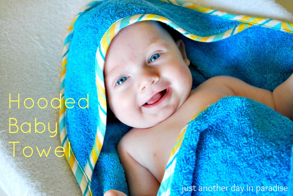 Diy Hooded Baby Towel
 Larissa Another Day Hooded Baby Towel Tutorial