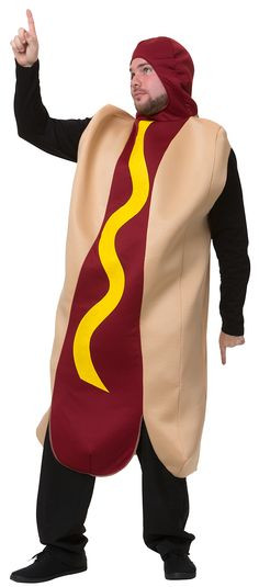 DIY Hot Dog Costume
 DIY Hot Dog Halloween Costume