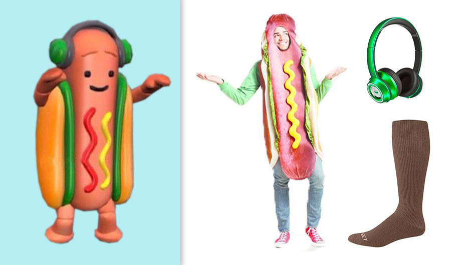 DIY Hot Dog Costume
 Here’s Everything You Need To DIY A Hot Dog Snapchat