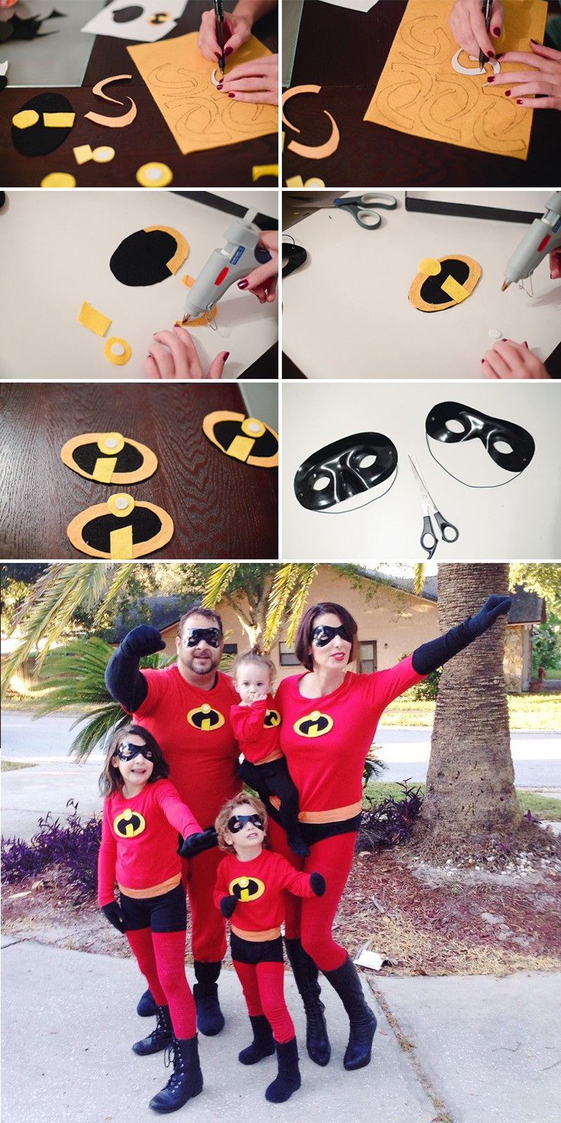DIY Incredible Costume
 An Incredible Weekend Easy DIY Incredibles Family