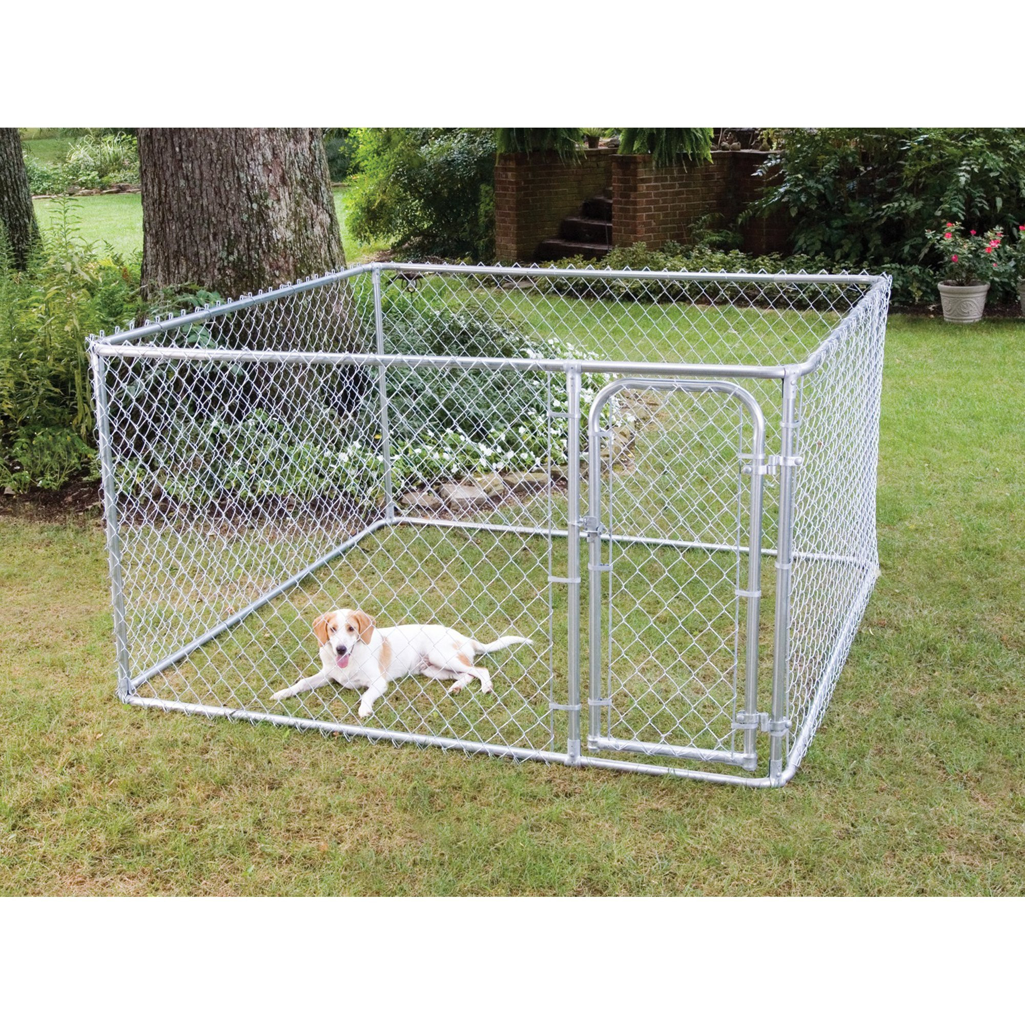 DIY Indoor Dog Fence
 FenceMaster Do It Yourself Chain Link Kennel