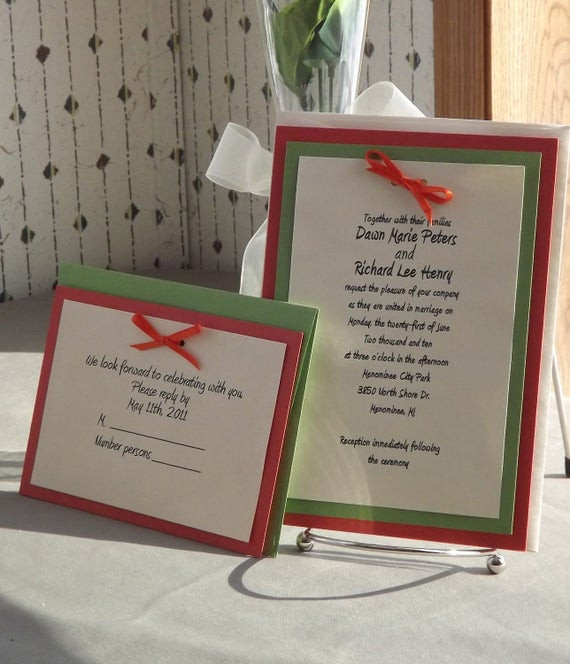 DIY Invitations Kits
 SALE DIY Wedding Invitation Kits with Invitations RSVP and