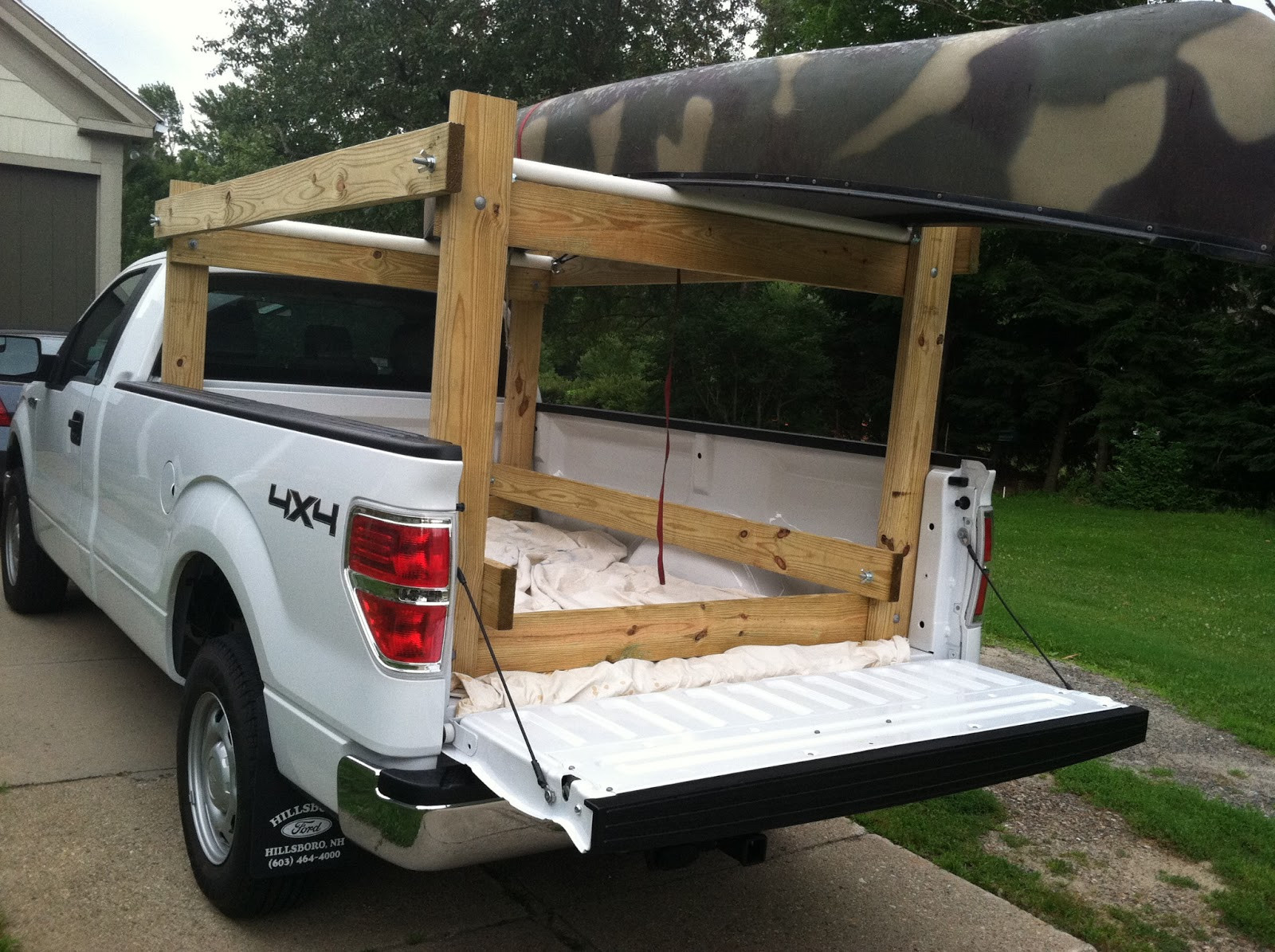 DIY Kayak Rack For Truck
 Howdy Ya Dewit Easy Homemade Canoe Kayak Ladder and