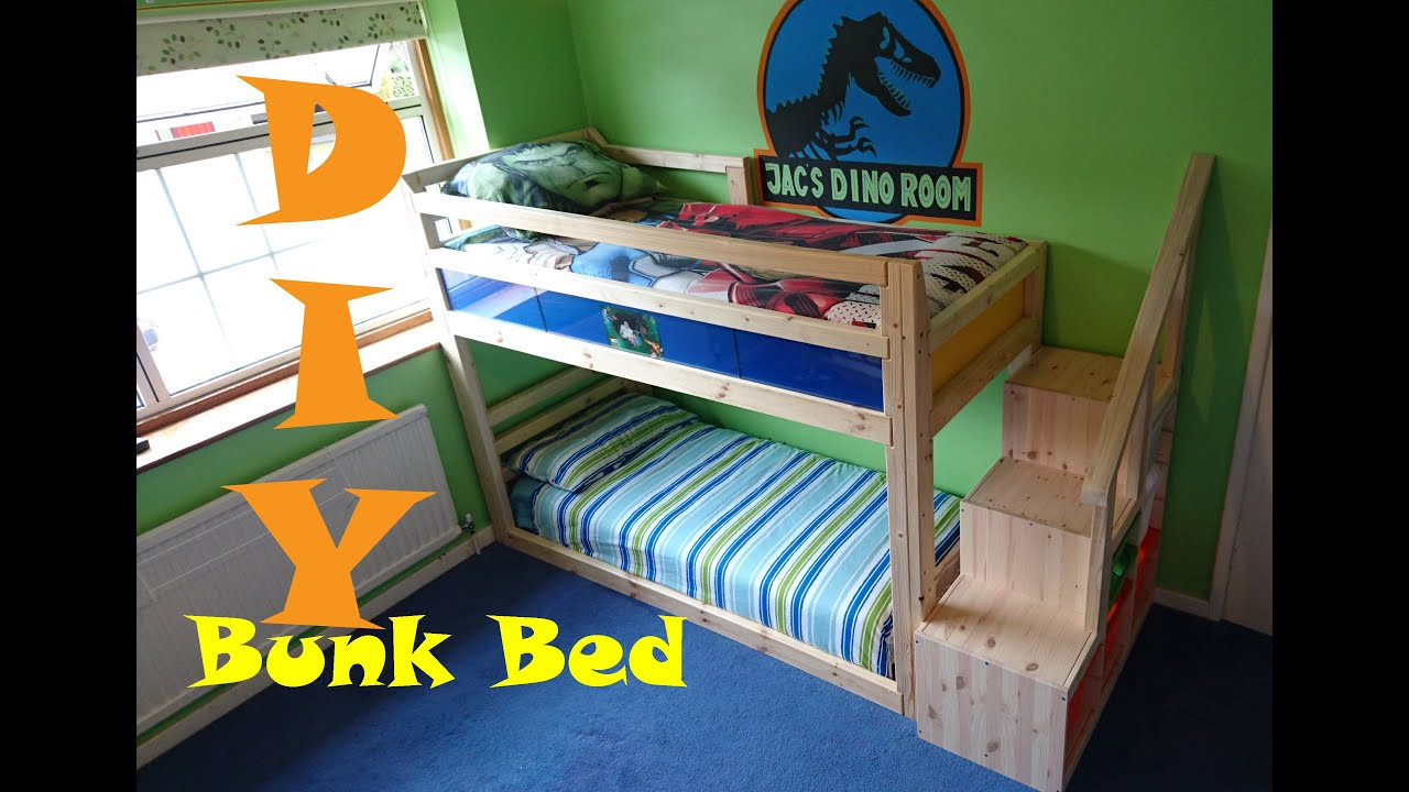 DIY Kids Bed
 Chatters DIY Bunk Bed under £80