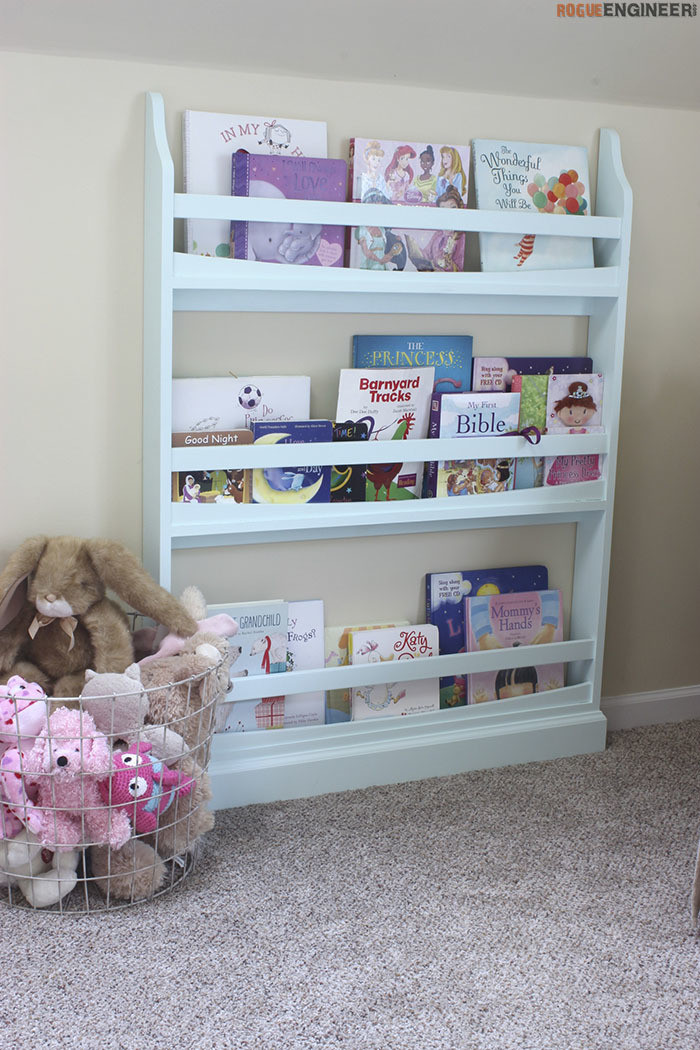 DIY Kids Book Shelf
 DIY Childrens Bookshelf Plans Rogue Engineer1 Kreg