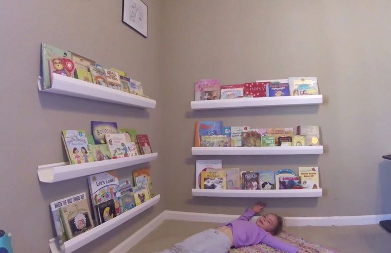 DIY Kids Book Shelf
 DIY SHELF IDEAS 📚