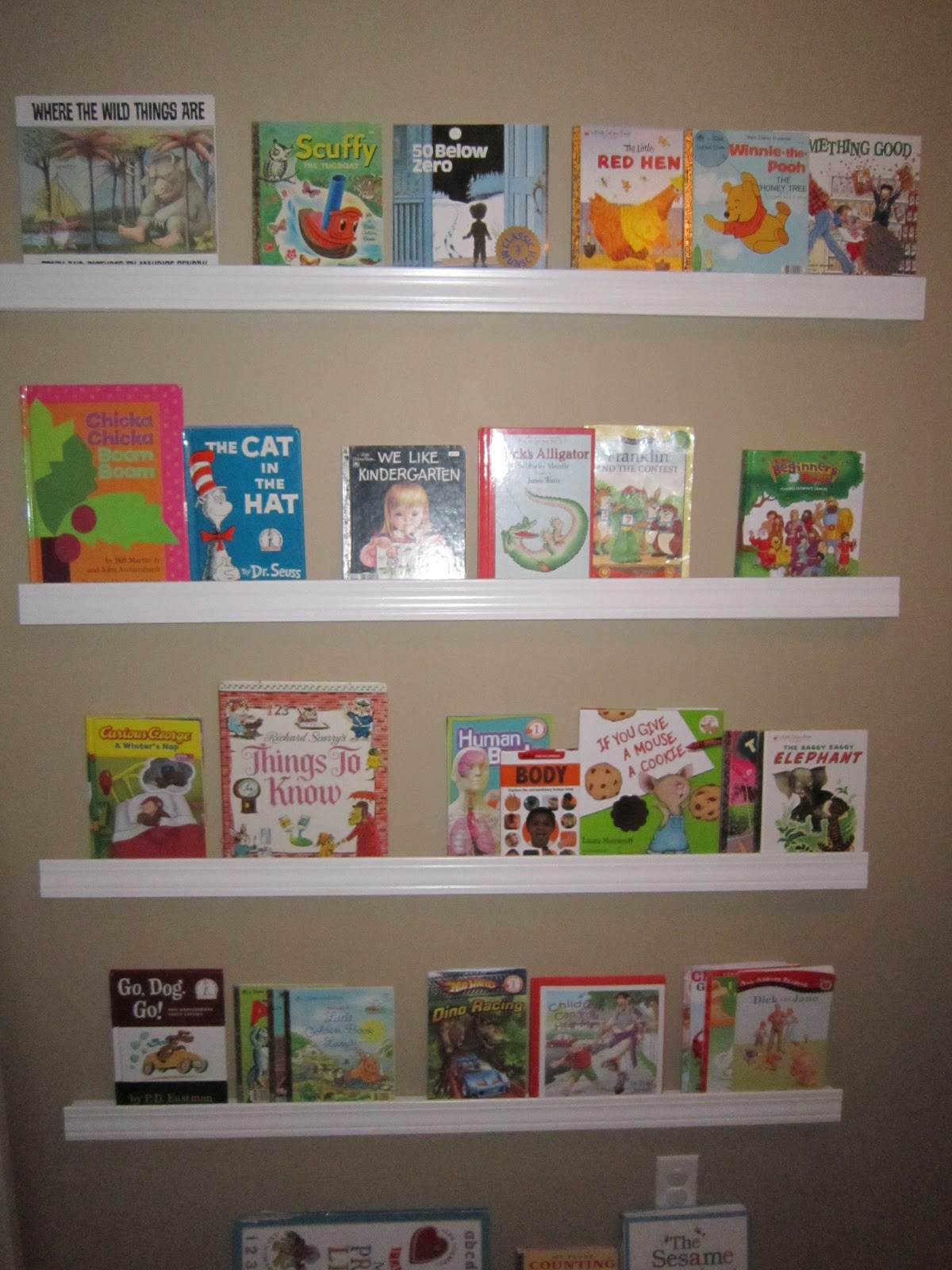 DIY Kids Bookshelves
 Tutorials Crafts Projects Kids Children Handmade Tutorial