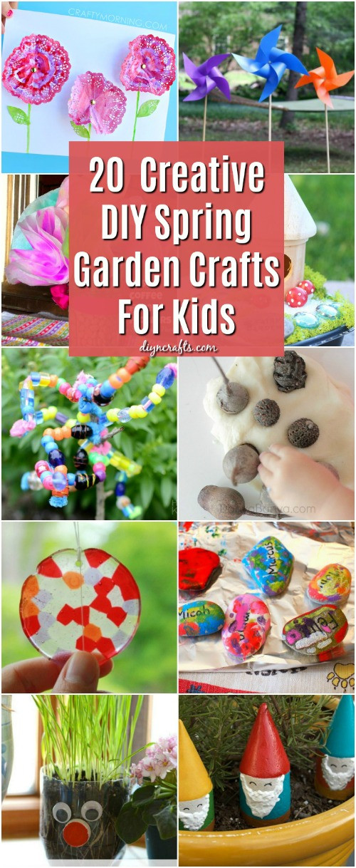 DIY Kids Crafts
 20 Fun And Creative DIY Spring Garden Crafts For Kids