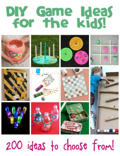 Diy Kids Games
 Homemade Games Ideas for Kids