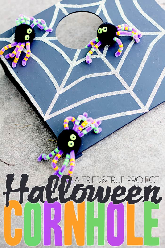 DIY Kids Party Games
 Cornhole Halloween Party Game Tried & True