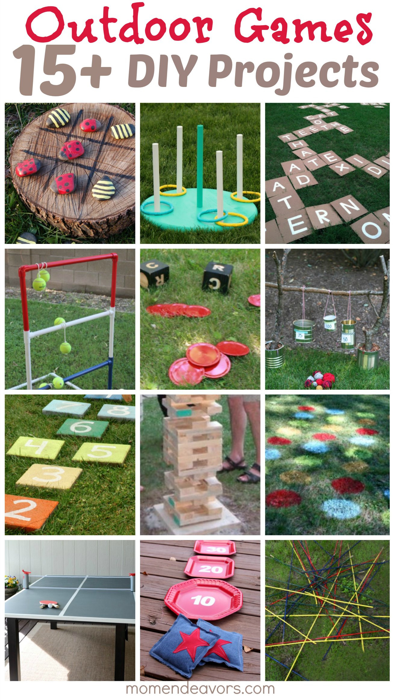 DIY Kids Party Games
 DIY Outdoor Games – 15 Awesome Project Ideas for Backyard