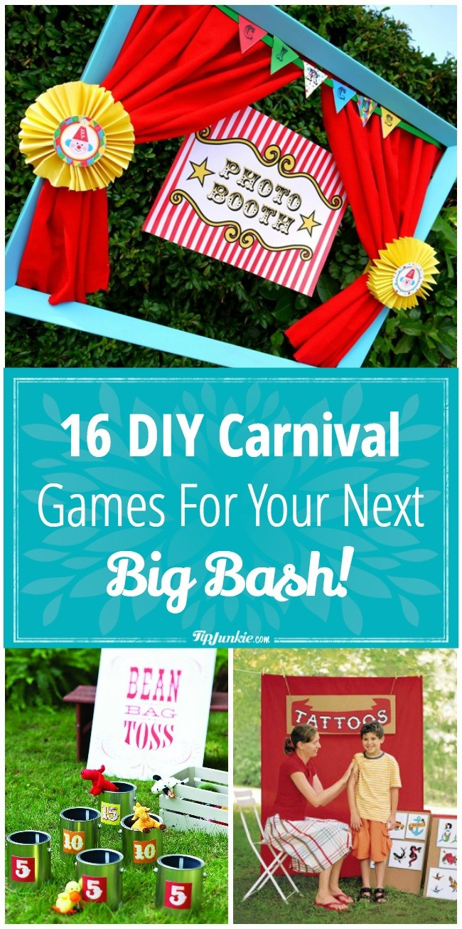 DIY Kids Party Games
 16 DIY Carnival Games for Your Next Big Bash