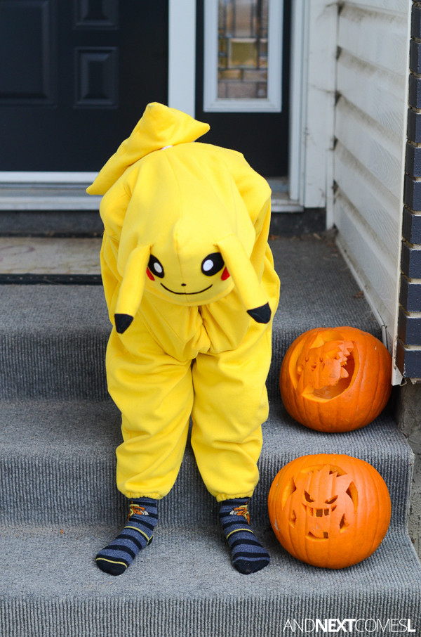 DIY Kids Pikachu Costume
 Homemade Pikachu Costume