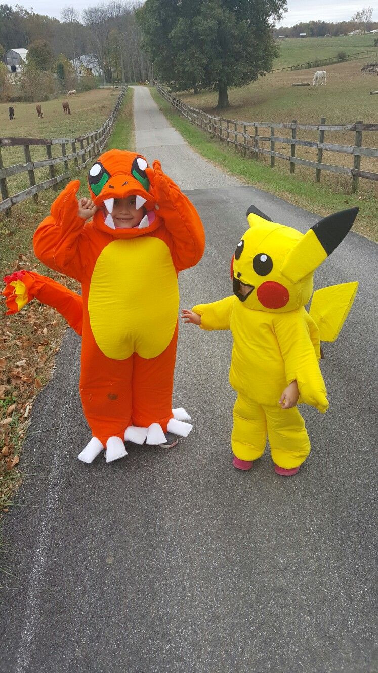 DIY Kids Pikachu Costume
 Charmender & pikachu costume pokemon pokemongo