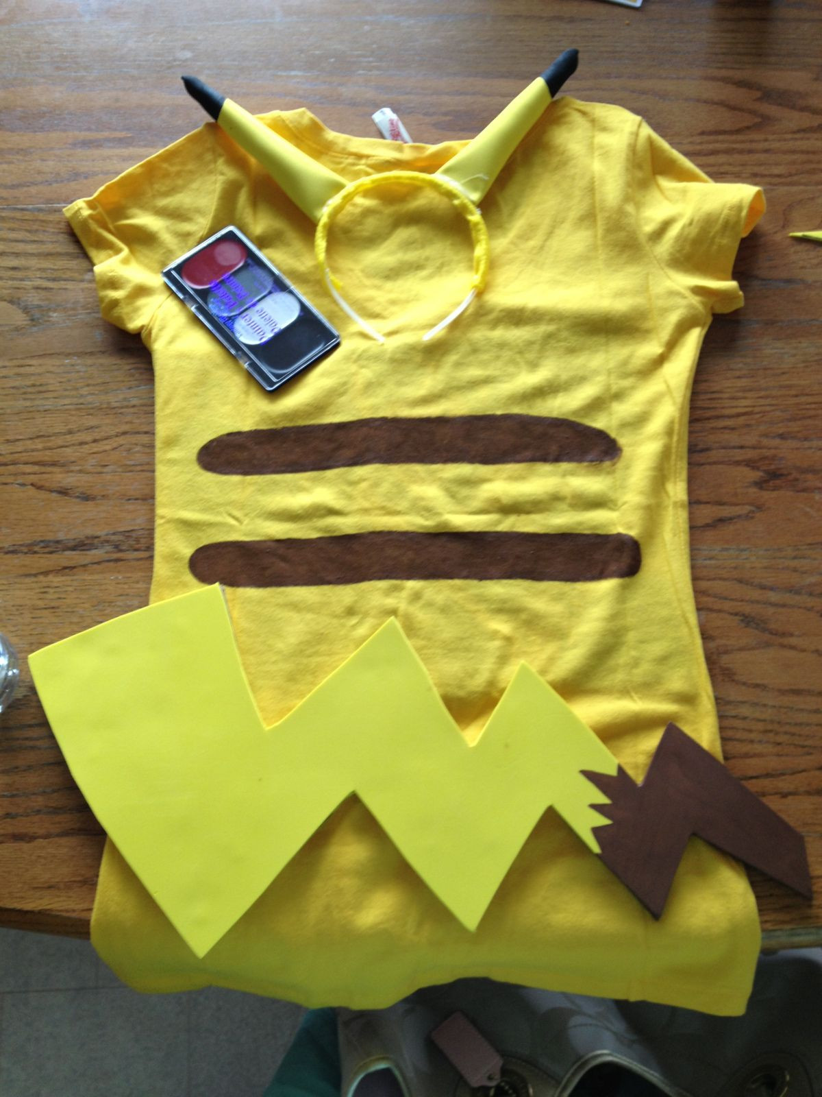 DIY Kids Pikachu Costume
 Pikachu costume for halloween how to in 2019