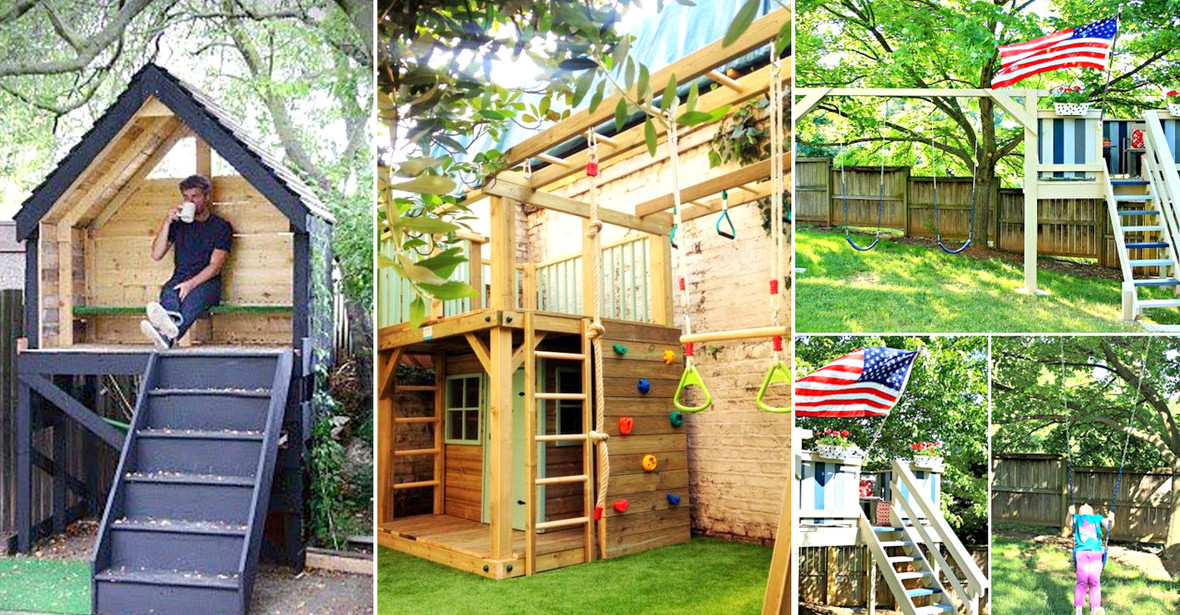 DIY Kids Playhouses
 15 Awesome Kids Wooden Playhouses For Your Yard