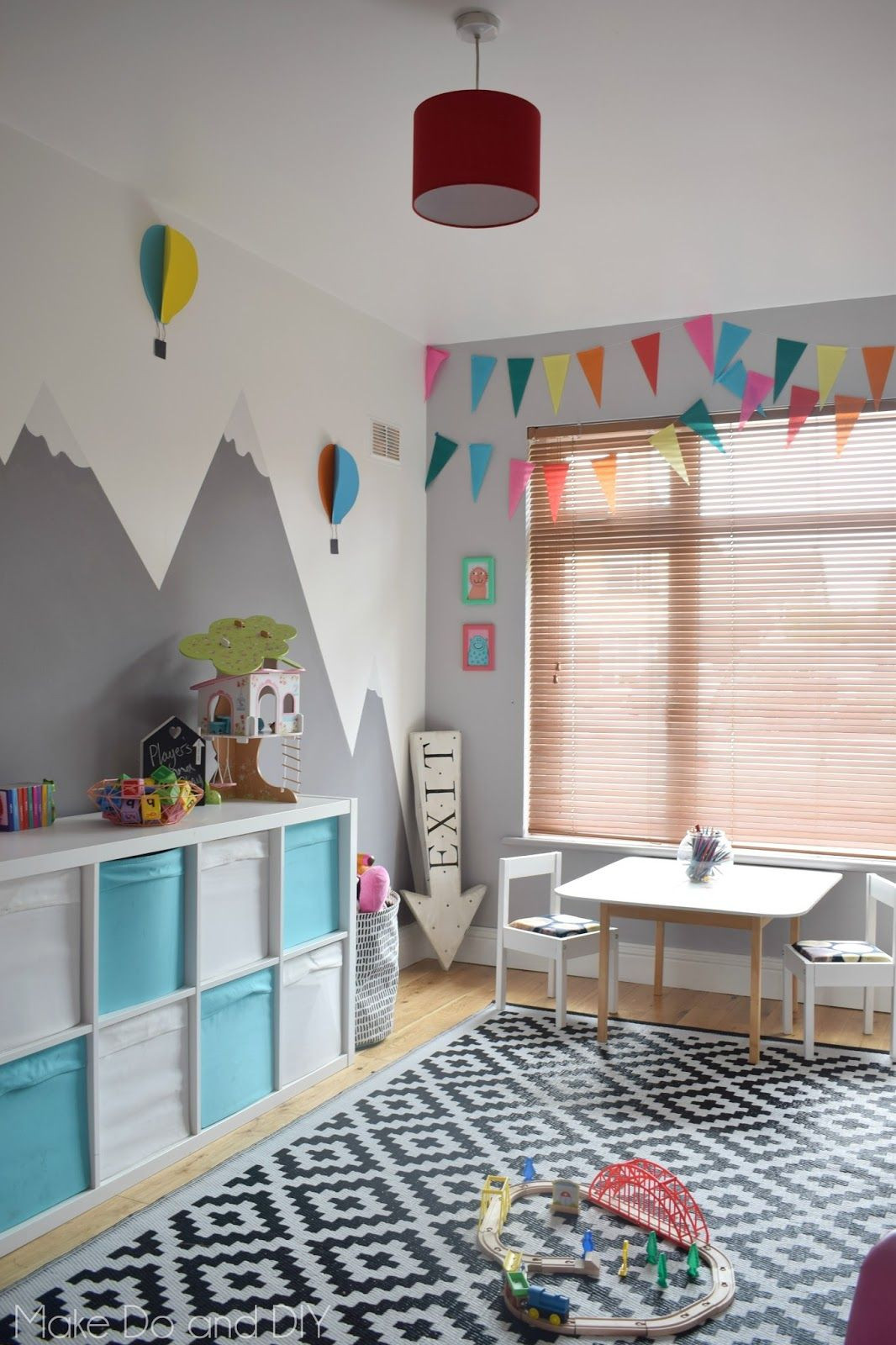 DIY Kids Playroom
 adventure playroom makeover diy