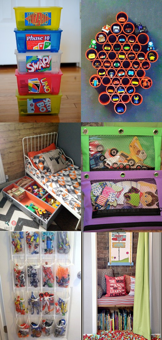 DIY Kids Playroom
 20 DIY Toy Organization Ideas