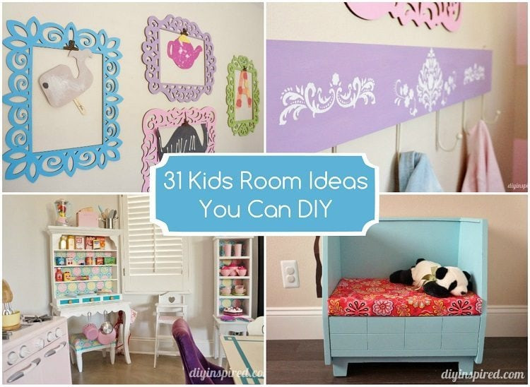 DIY Kids Room Decorations
 31 Kids Room Ideas You Can DIY DIY Inspired