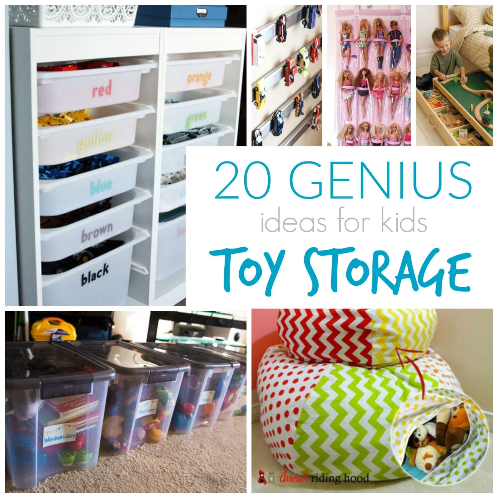 DIY Kids Room Storage
 7 1 Toy Storage Ideas 2019 DIY Plans In A Small Space