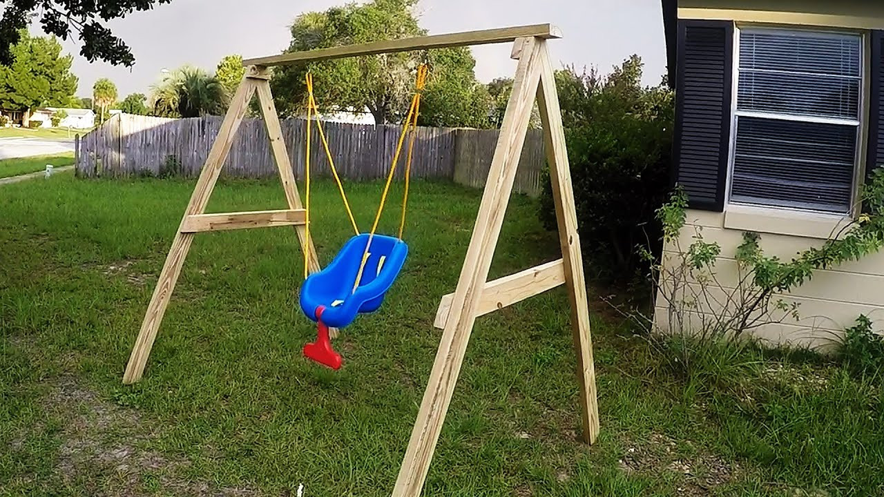 DIY Kids Swing
 DIY Easy Cheap 2x4 Kids Swing Ideal For Ages 0 5