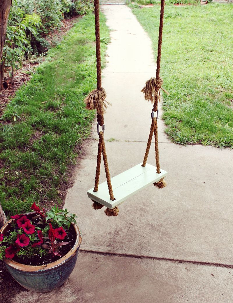 DIY Kids Swing
 Make Your Own Tree Swing – A Beautiful Mess