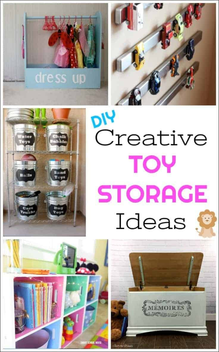 DIY Kids Toy Storage
 Creative DIY Toy Storage Ideas by Just the Woods