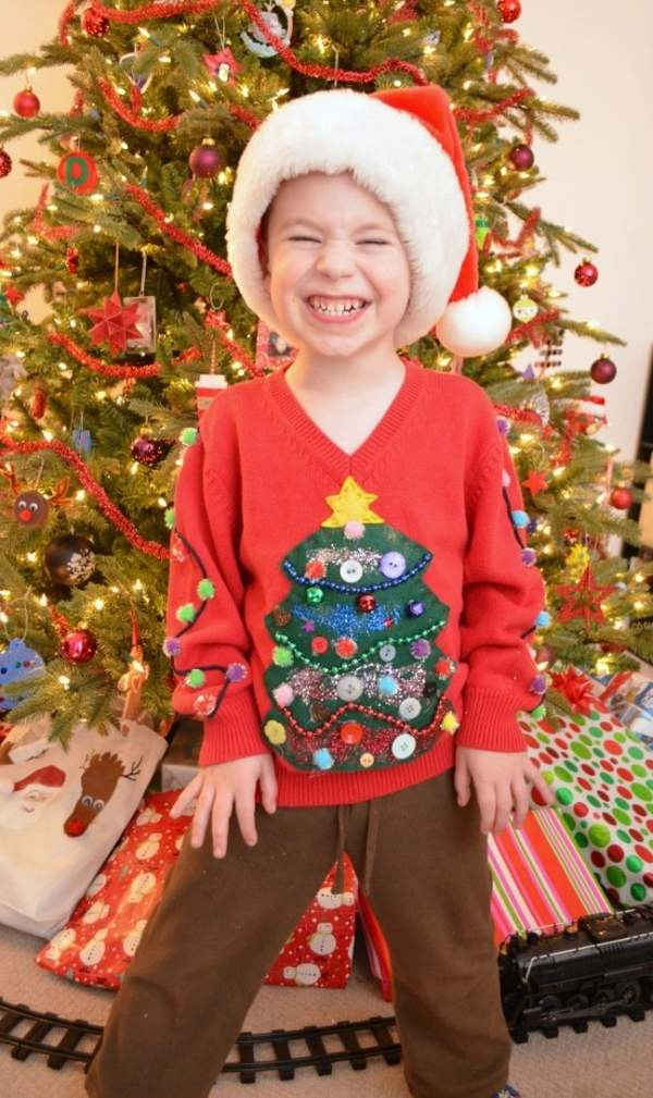 DIY Kids Ugly Christmas Sweater
 40 Ugly Christmas sweater ideas –jump into the festive