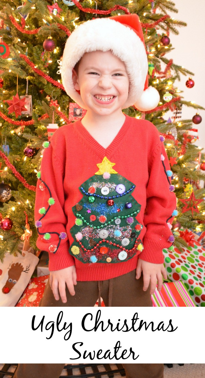 DIY Kids Ugly Christmas Sweater
 DIY Ugly Sweater Amy Latta Creations