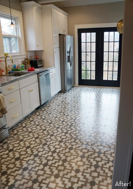 Diy Kitchen Floor Tiles
 6 DIY Kitchen Floors Updates And Renovations To Try