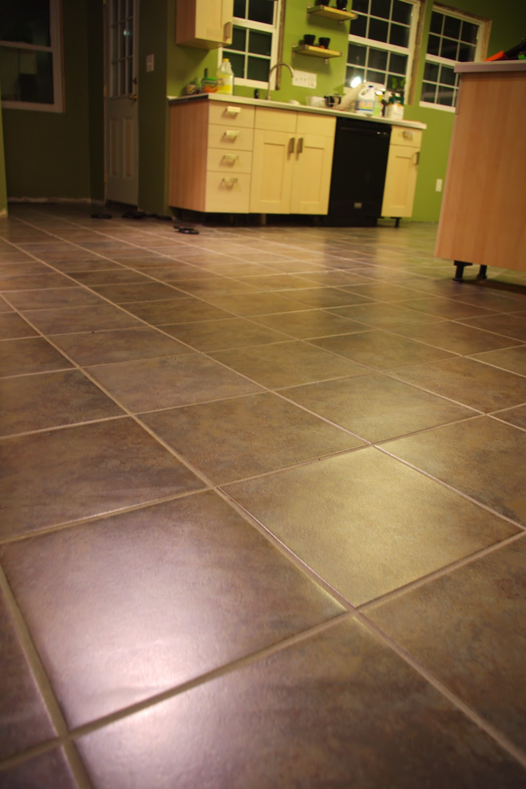 Diy Kitchen Floor Tiles
 Dan & Jess DIY "luxury" vinyl tile