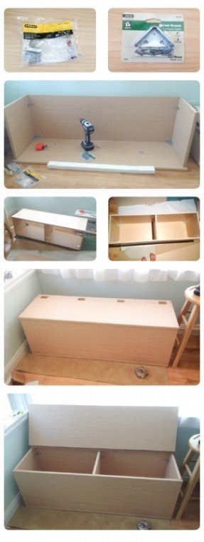 Diy Kitchen Storage Bench
 Decorative Toy Boxes Foter