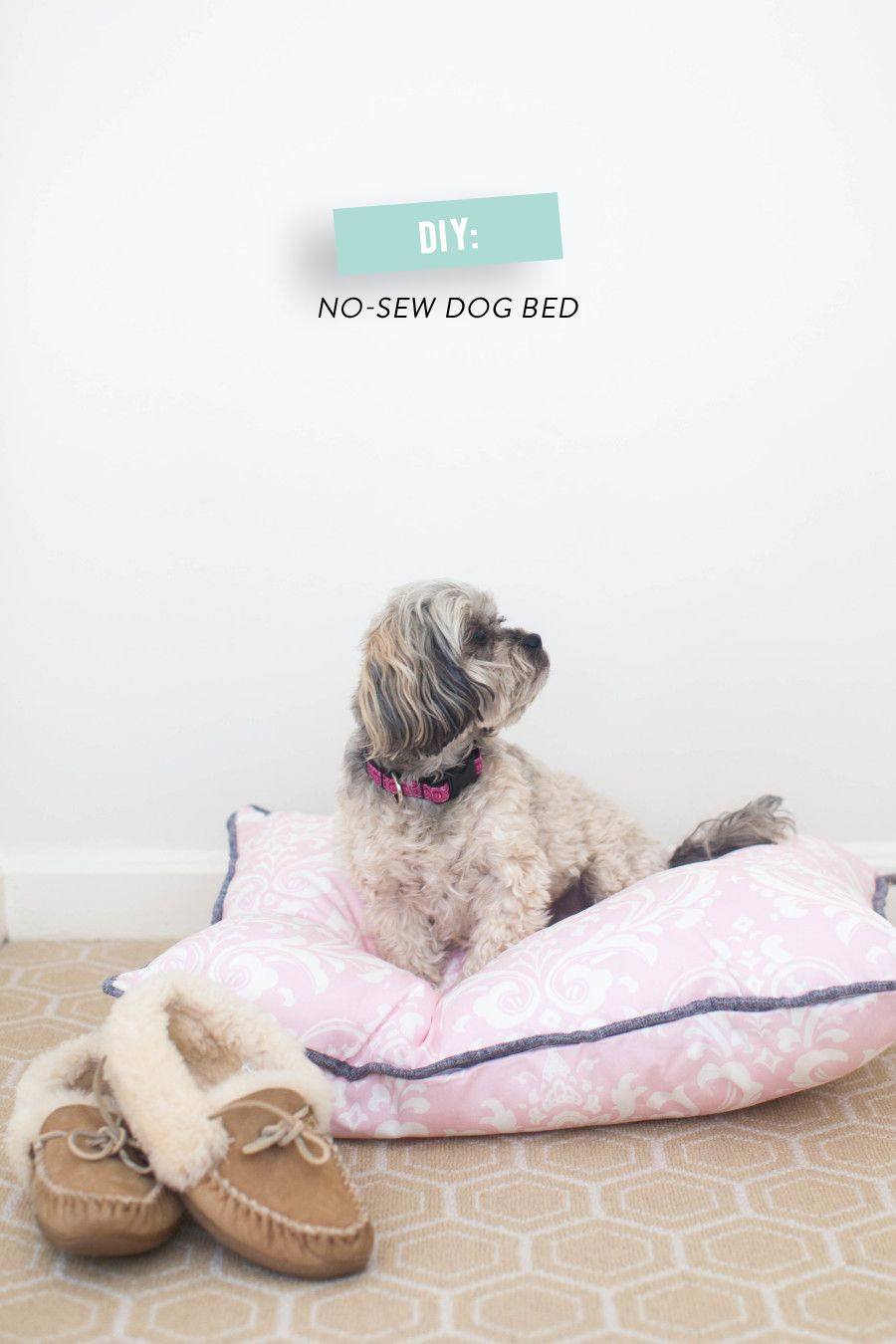 DIY Large Dog Bed No Sew
 DIY No Sew Dog Bed DIY Projects