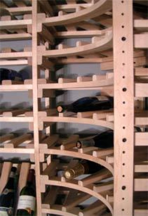 DIY Lattice Wine Rack
 Building Wine Rack Lattice Homemade Gun Safe Lighting