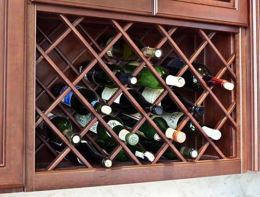 DIY Lattice Wine Rack
 wall cabinet wine rack Home Decor