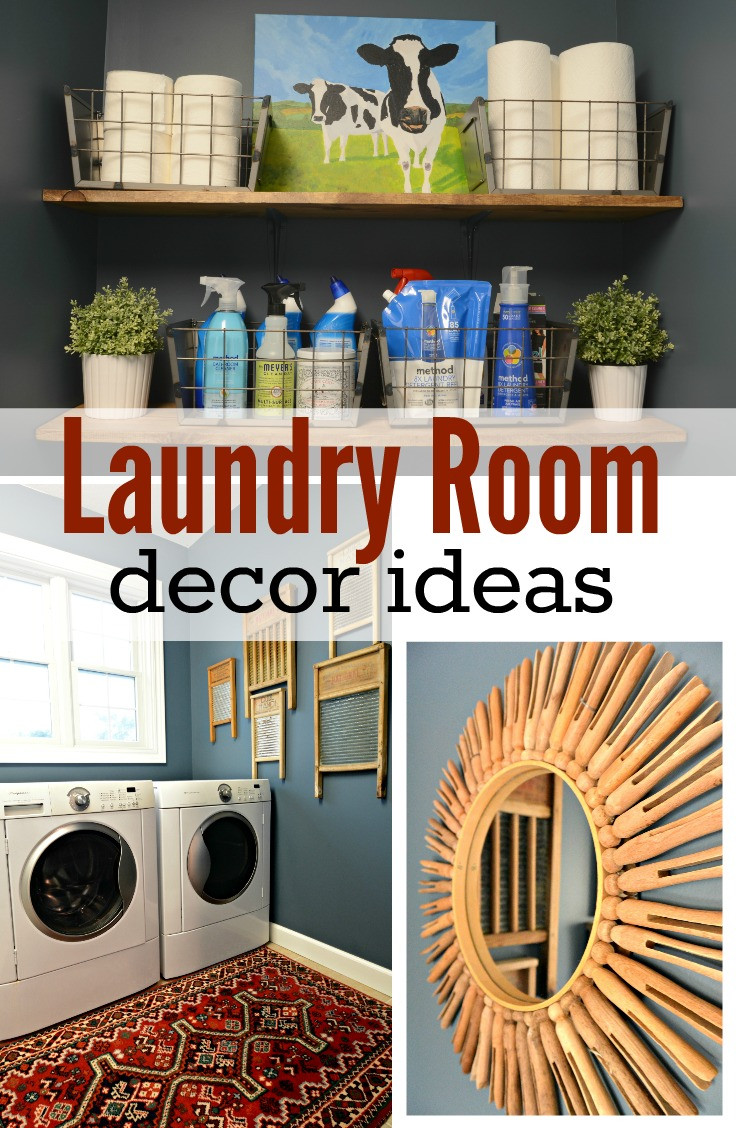 DIY Laundry Room Decor
 Laundry Room Makeover Reveal — Decor and the Dog